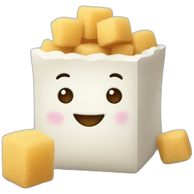Sugar cubes and crumbles emoji