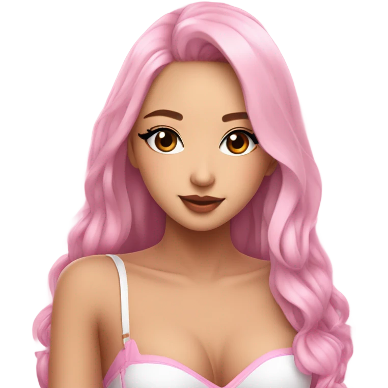 Karina aespa kpop cute girl pink coquette emoji