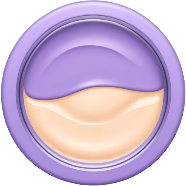 The concealers is in lavender color emoji