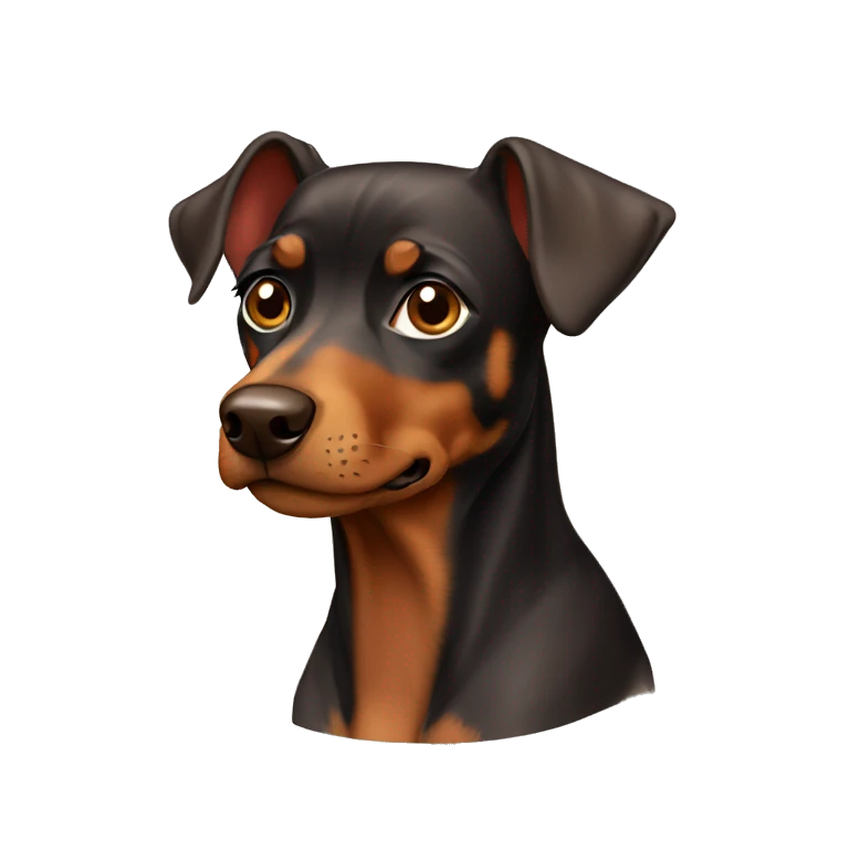 Old brown pinscher  emoji