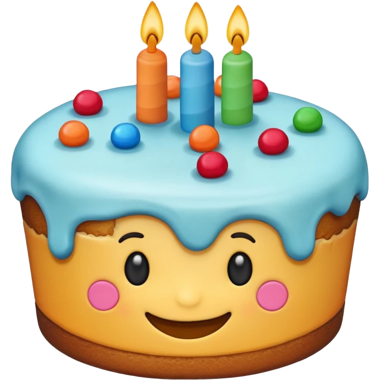 smiling cake emoji