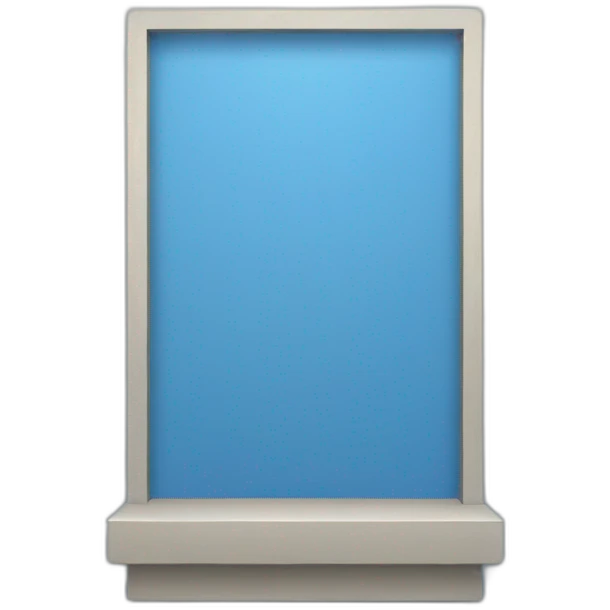 Blue wall emoji