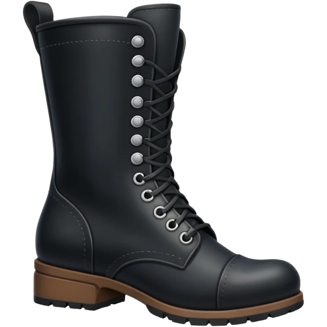 black boot emoji