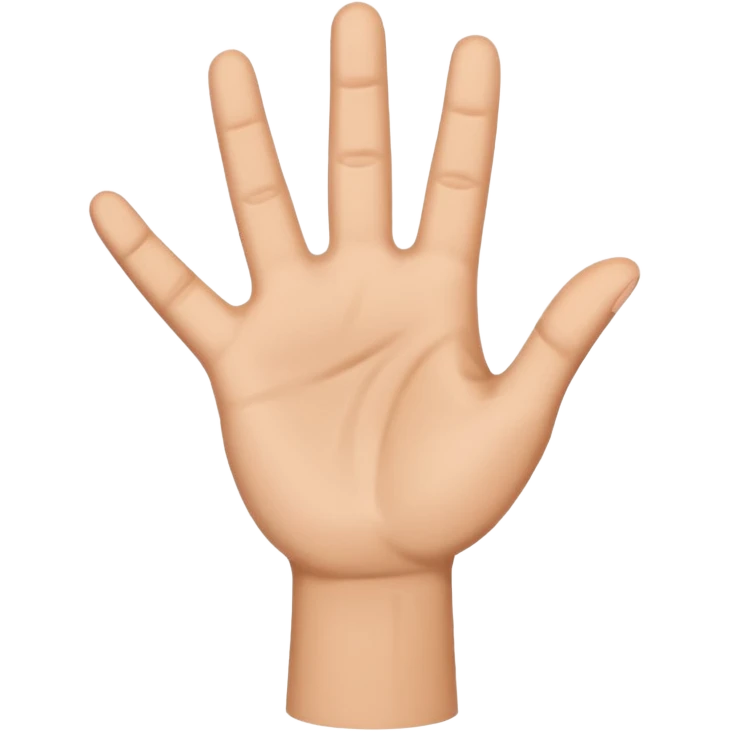 raised hand emoji