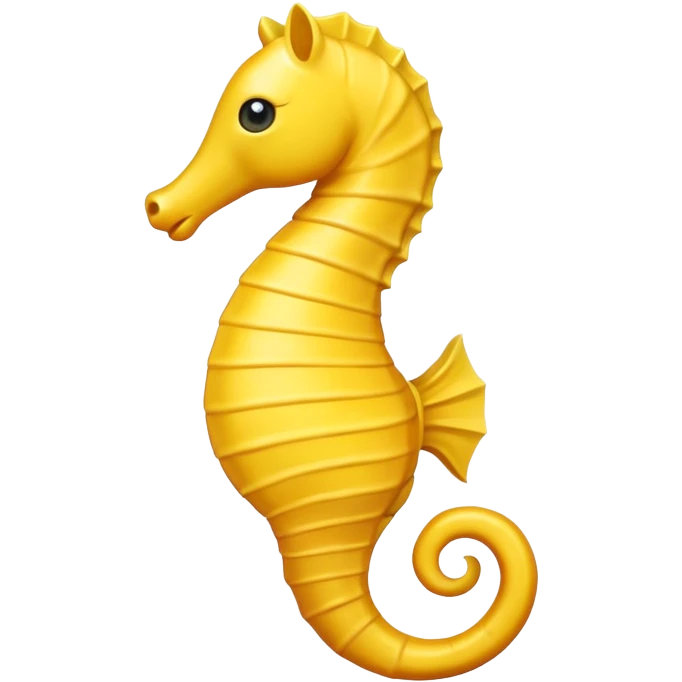 sea ​​horse yellow  emoji