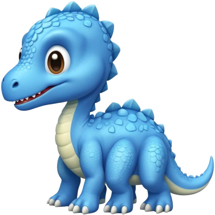 baby blue dinosaur emoji