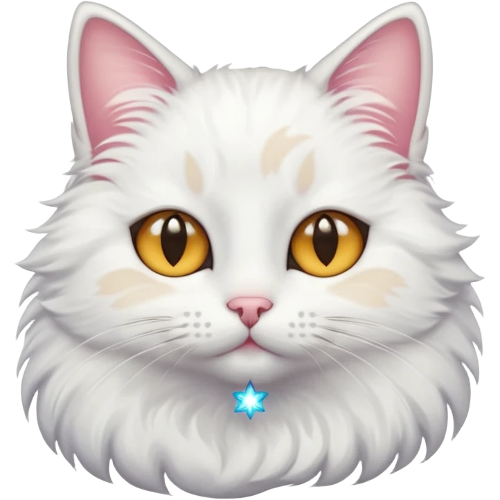 I want a cat with starry eyes emoji