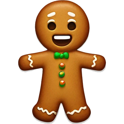 ginger bread man emoji