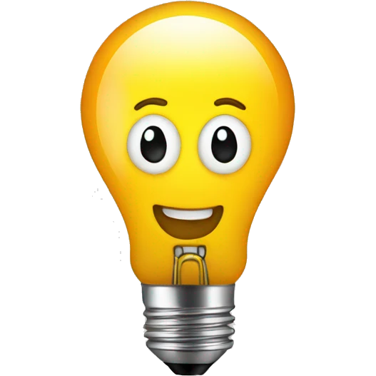 bulb emoji