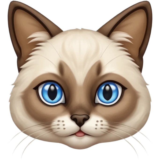 Can you generate a Siamese cat emoji emoji