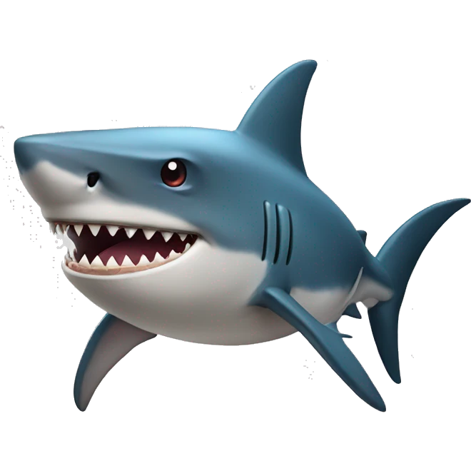 shark with tophat emoji