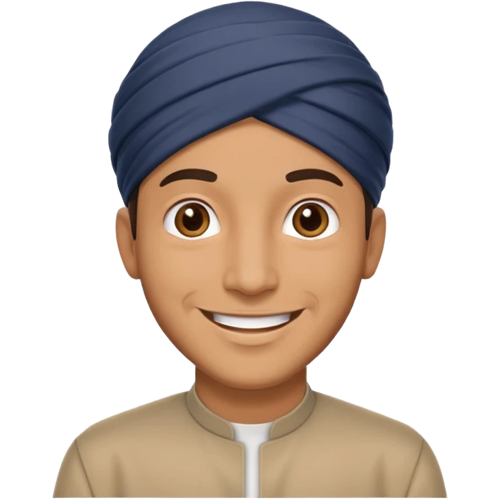 Muslim man greeting emoji