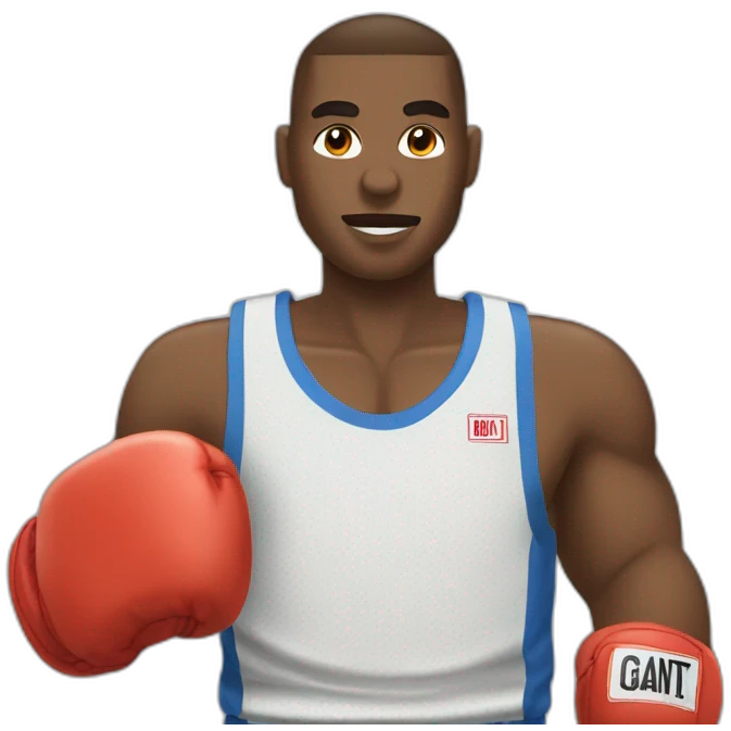 Un gant de boxe qui joue au basket emoji