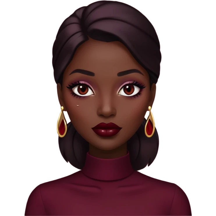 cewe dark feminim maroom emoji