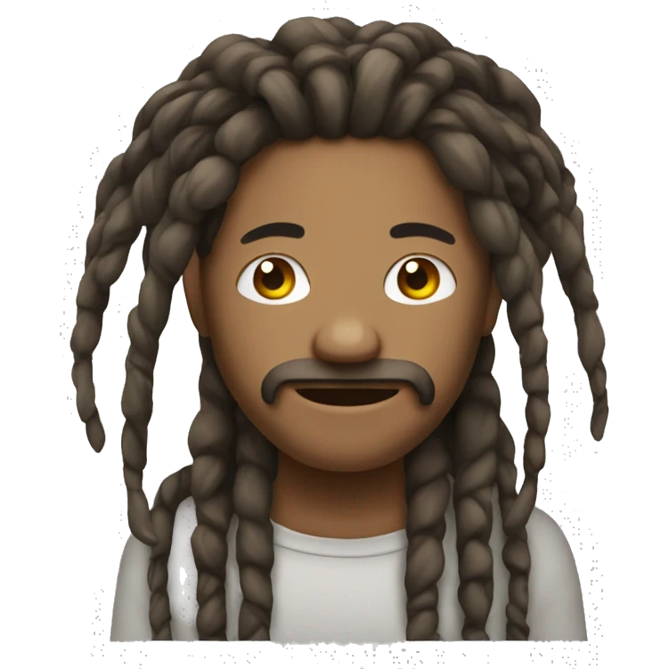 Nonchalant dreadhead emoji