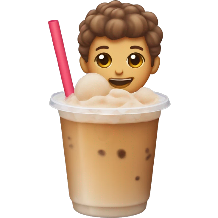 Bubble tea brown sugar emoji