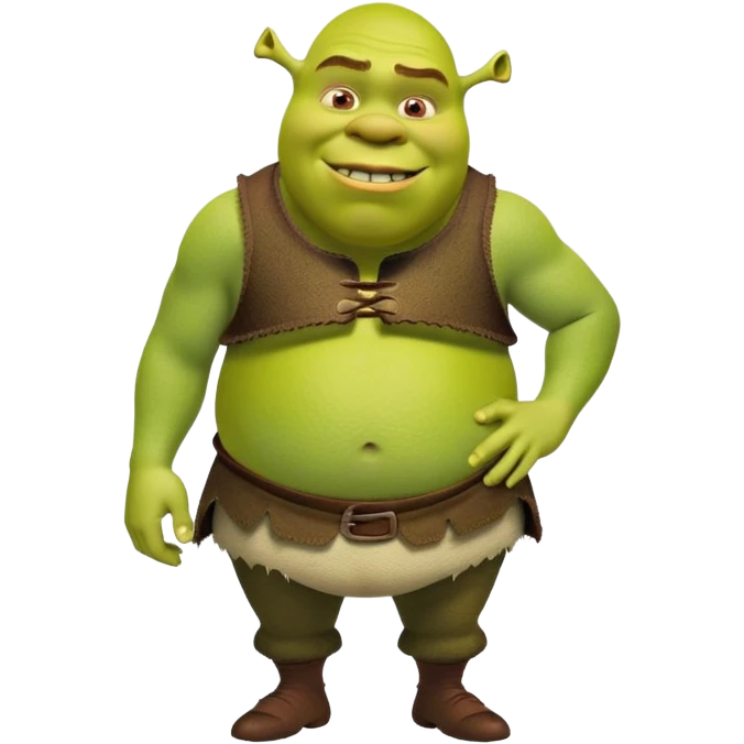 Shrek farting emoji