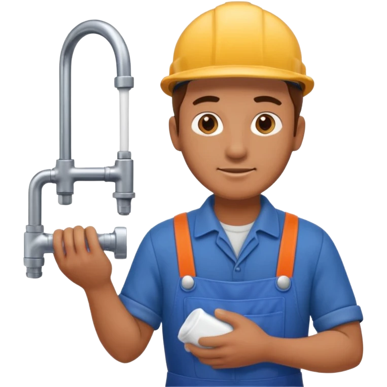 call plumber to fix sink emoji