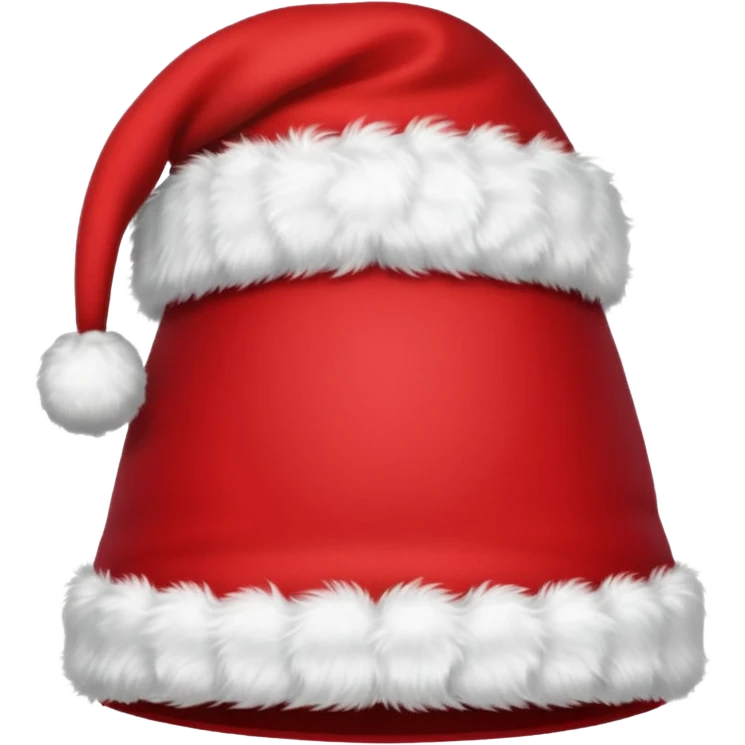 un chapeau de noel emoji