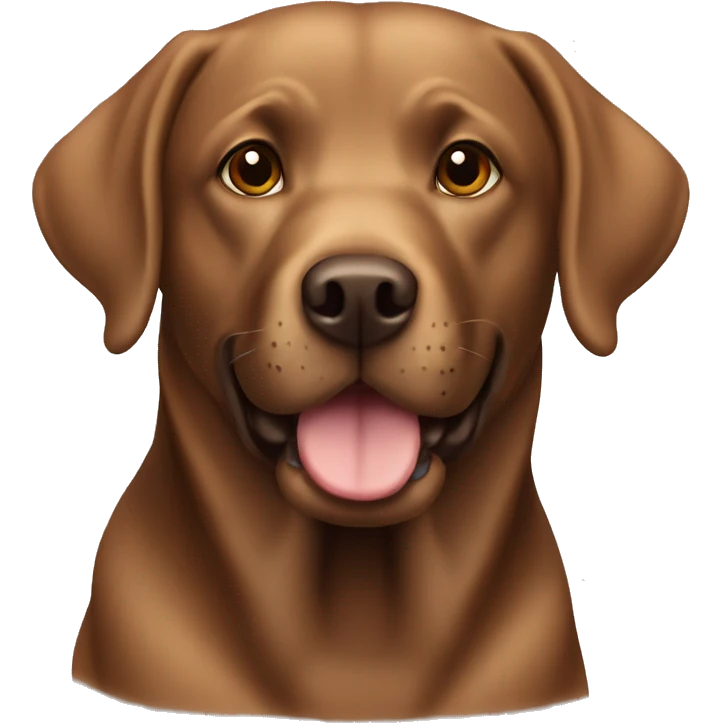 brown labrador emoji