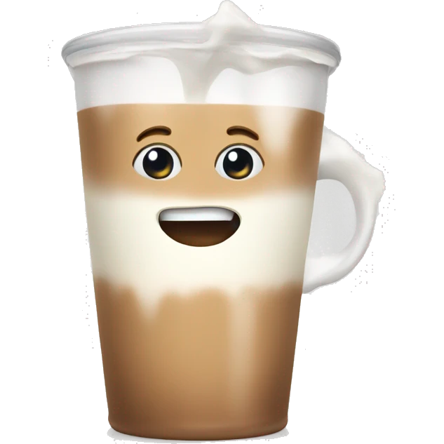 Milk for coffe emoji