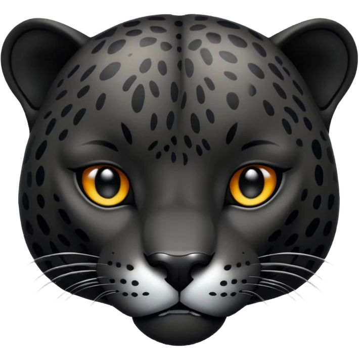 Uma onça negra  emoji
