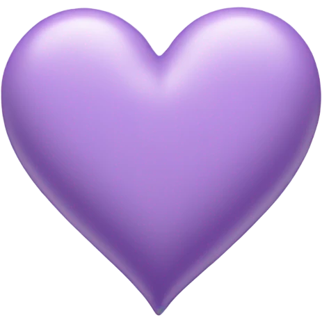 pastel purple heart emoji