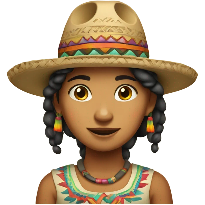 mexican mayan rural girl emoji
