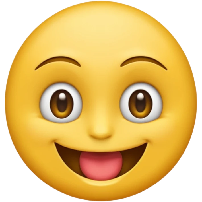 Um emoji souriant classique avec des yeux draguer, qui met un doigt dans sa bouche  emoji