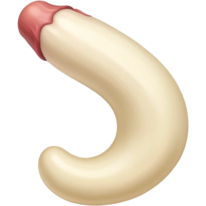 Uncut penis emoji