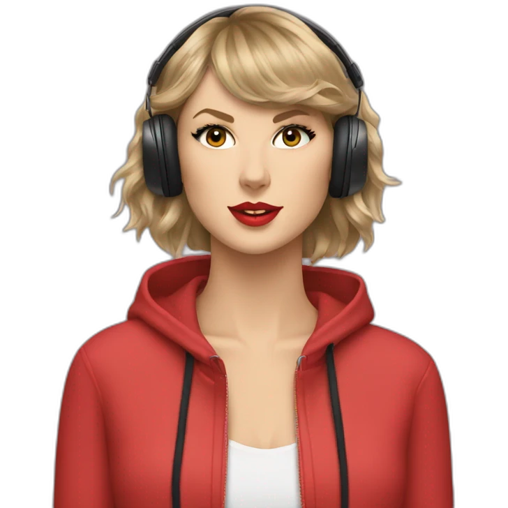 taylor swift listening spotify emoji