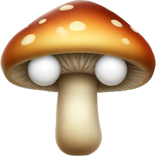 Mushroom with eye emoji