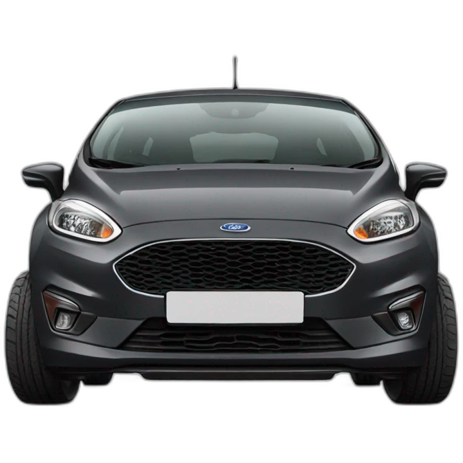 Ford fiesta dark grey emoji