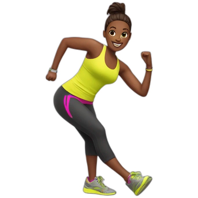 Zumba fitness emoji