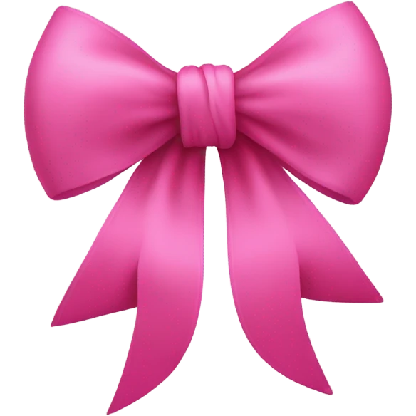 Pink bow emoji