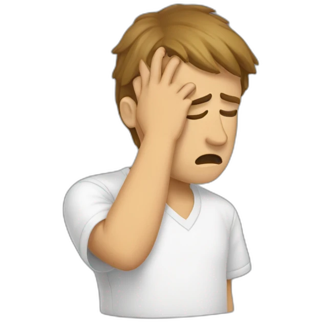 facepalm emoji