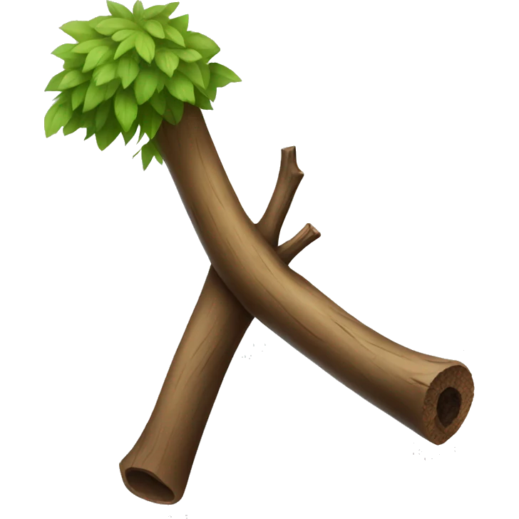Tree stick emoji