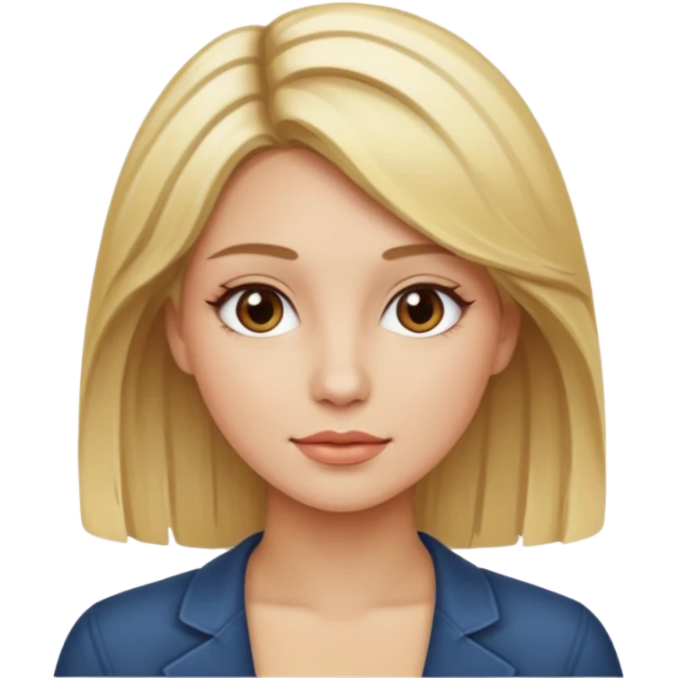 and only blonde highlights emoji
