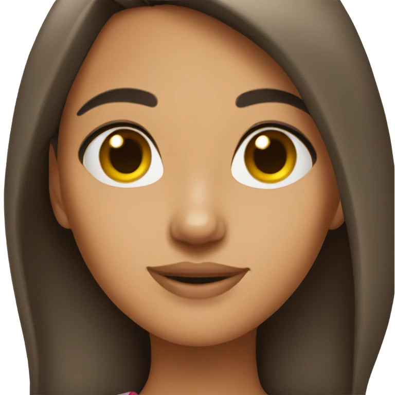 Pretty brunette girl emoji