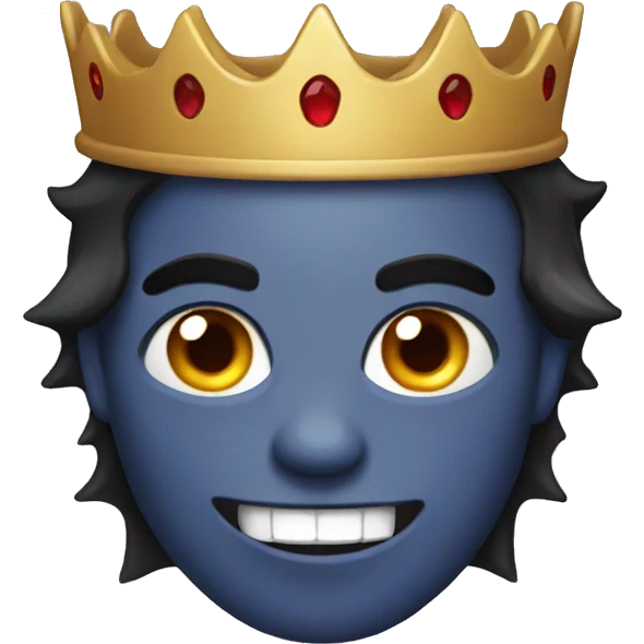 Vampire with crown emoji