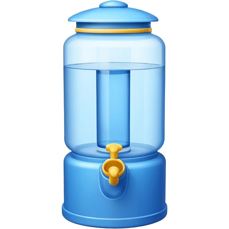 Water dispenser for birds emoji