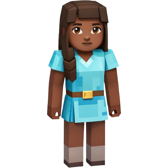Danielle Brooks as a Minecraft character emoji