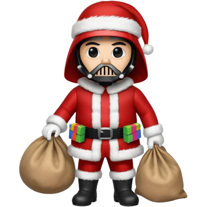 darth vader santa emoji