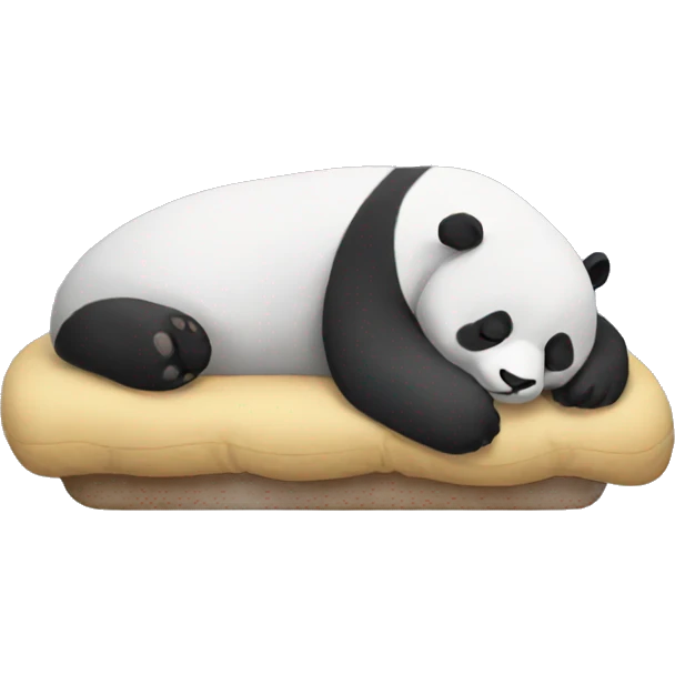 Panda sleeping emoji