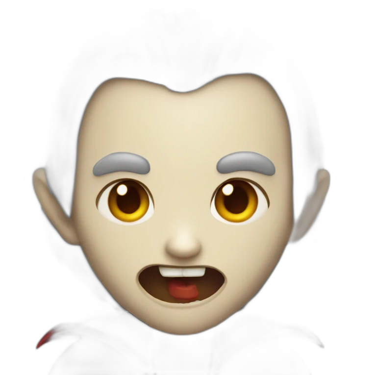 Apple vampire emoji