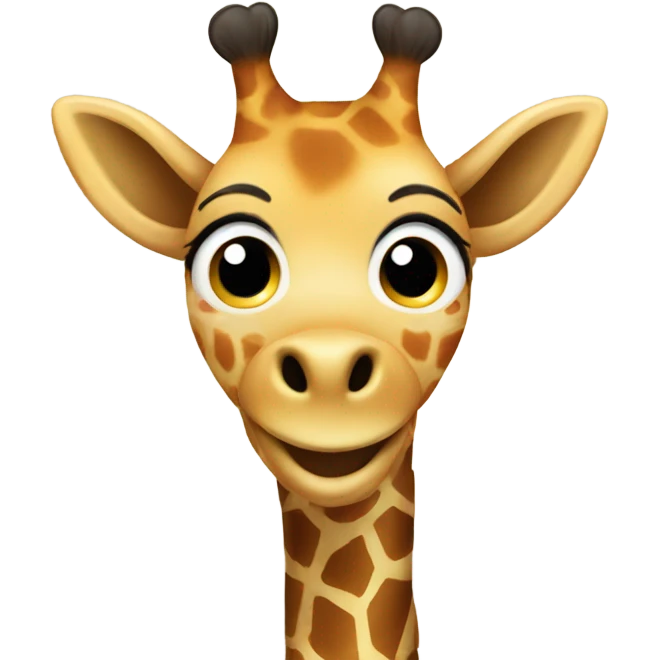 Happy giraffe  emoji
