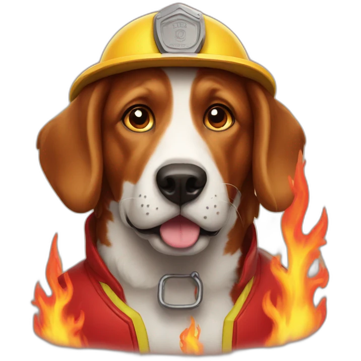 fire dog emoji