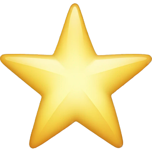 Half star emoji