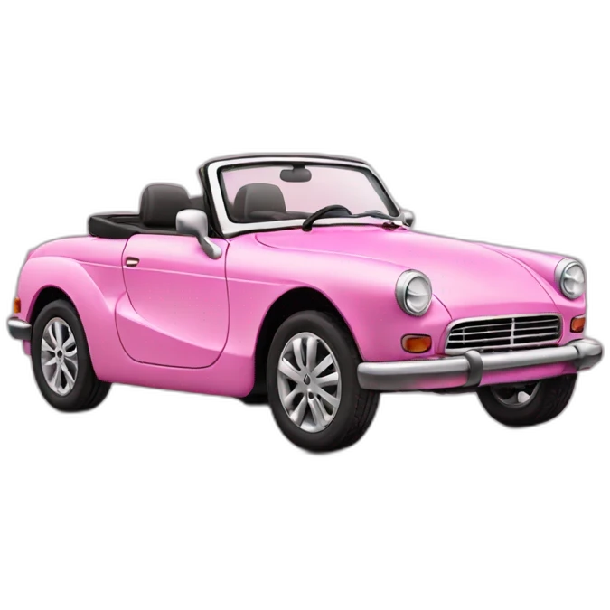 cabriolet pink emoji