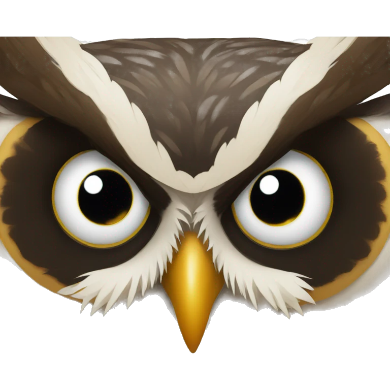 upside down owl emoji
